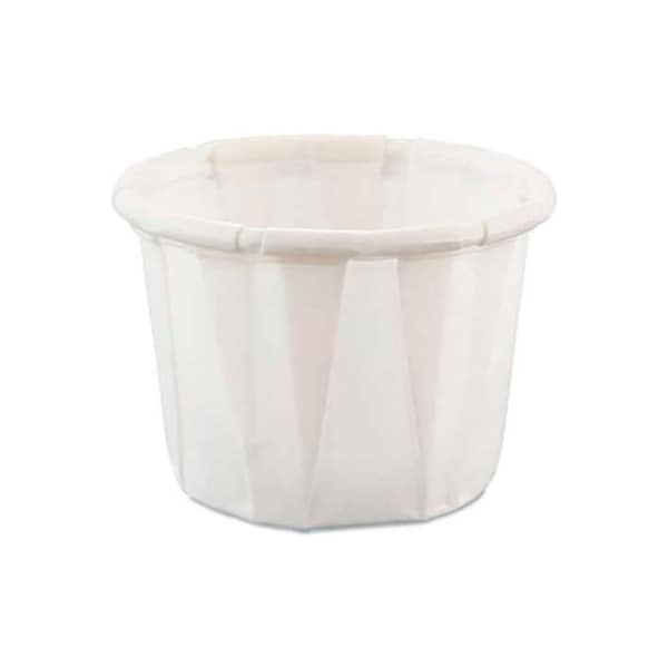 Solo SOLO Treated Paper Souffl Portion Cups, 1/2 Oz., White, Qty. 500 SCC 050 - main